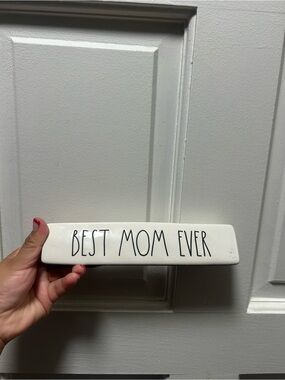 Rae Dunn "Best Mom Ever" By Magenta Desk Name Used
